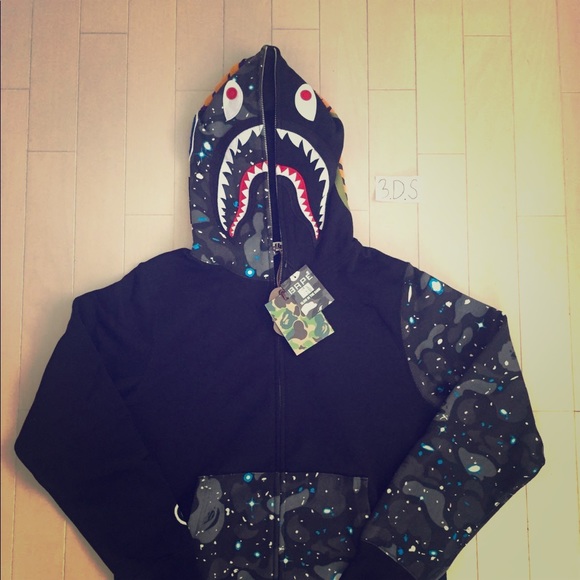 Tops - Space Camo Bape Hoodie